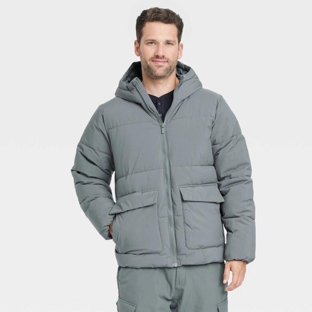 All in Motion Men's Heavy Puffer Jacket Size XL - Picture 2 of 14
